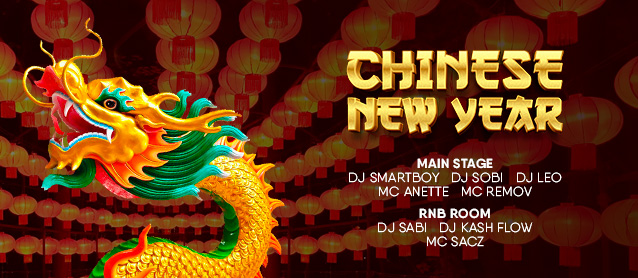 Chinese New Year. Dj Smartboy, Dj Sobi, Dj Leo, Mc Anette, Mc Remov
