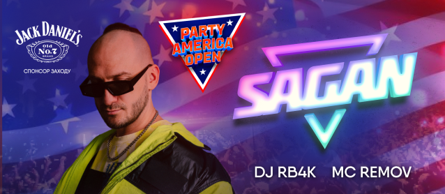 "Party America open" Dj Sagan