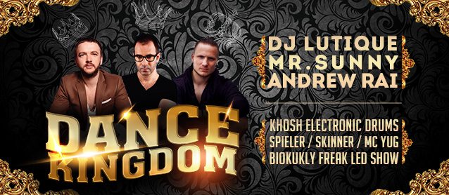 Dance Kingdom. Mr.Sunny, Dj Lutique, Andrew Rai & Khosh electronic drums
