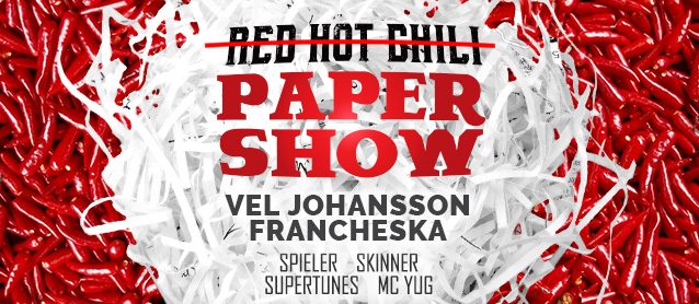 Red hot chili Paper show party