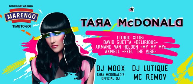 Tara McDonald, DJ Moox, Dj Lutique, Mc Remov