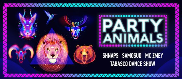 Party animals. Tabasco dance show