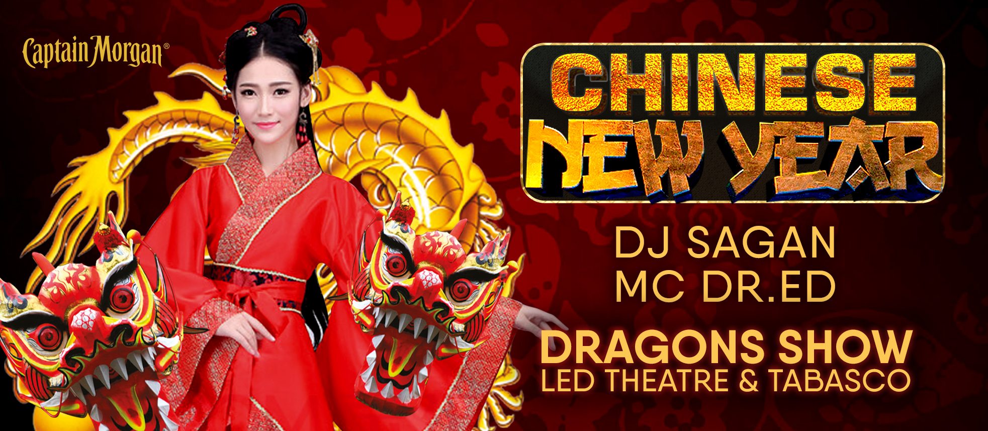 Chinese new year show. Dj Sagan