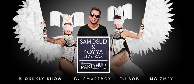 PartyHub show. Dj Samosud & Koyya live sax